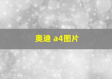 奥迪 a4图片